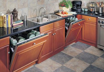 Different types of dishwashers 